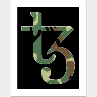 Tezos Green Camo Posters and Art